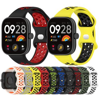 Sport Silicone Strap for Redmi Watch 4 Replacement Breathable Watchband Correa Belt Bracelet for Xiaomi miBand 8 Pro Accessories