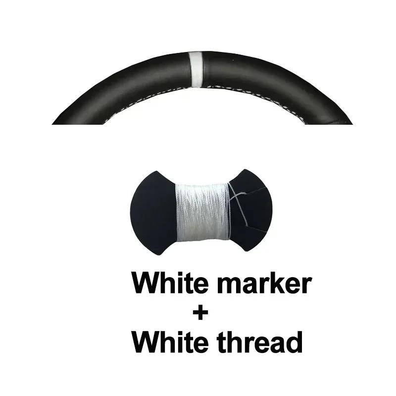 Hand Stitching Car Steering Wheel Cover Wrap for Ford F-150 F150 2026 2026 2026 F150 Lightning 2026 2026