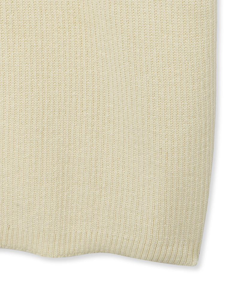 NOIRER Lux Cotton Basic Half Knit (Ivory)
