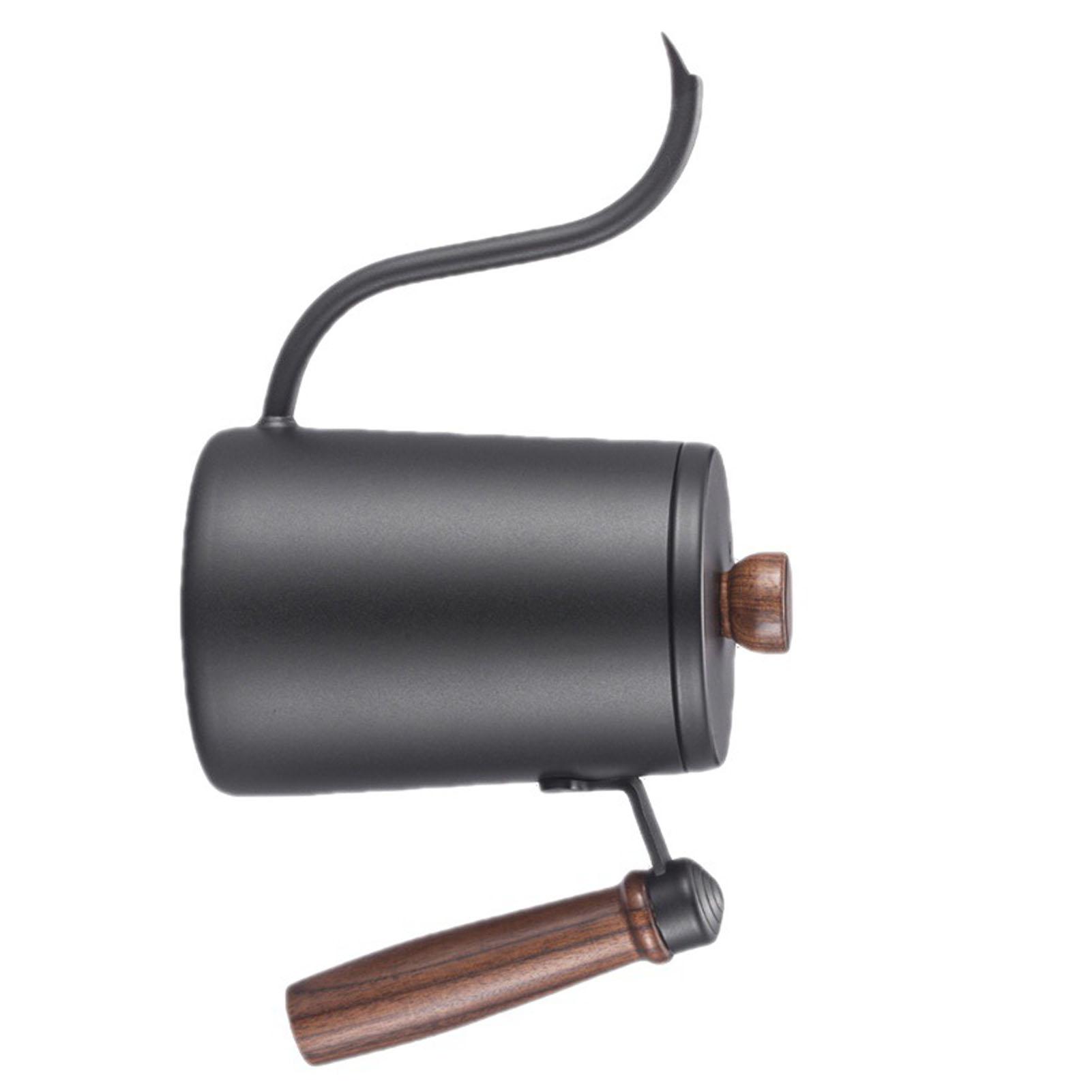 

Hand Drip Coffee Kettle Wooden Handle Gooseneck 304 Stainless Steel Pour Over Kettle