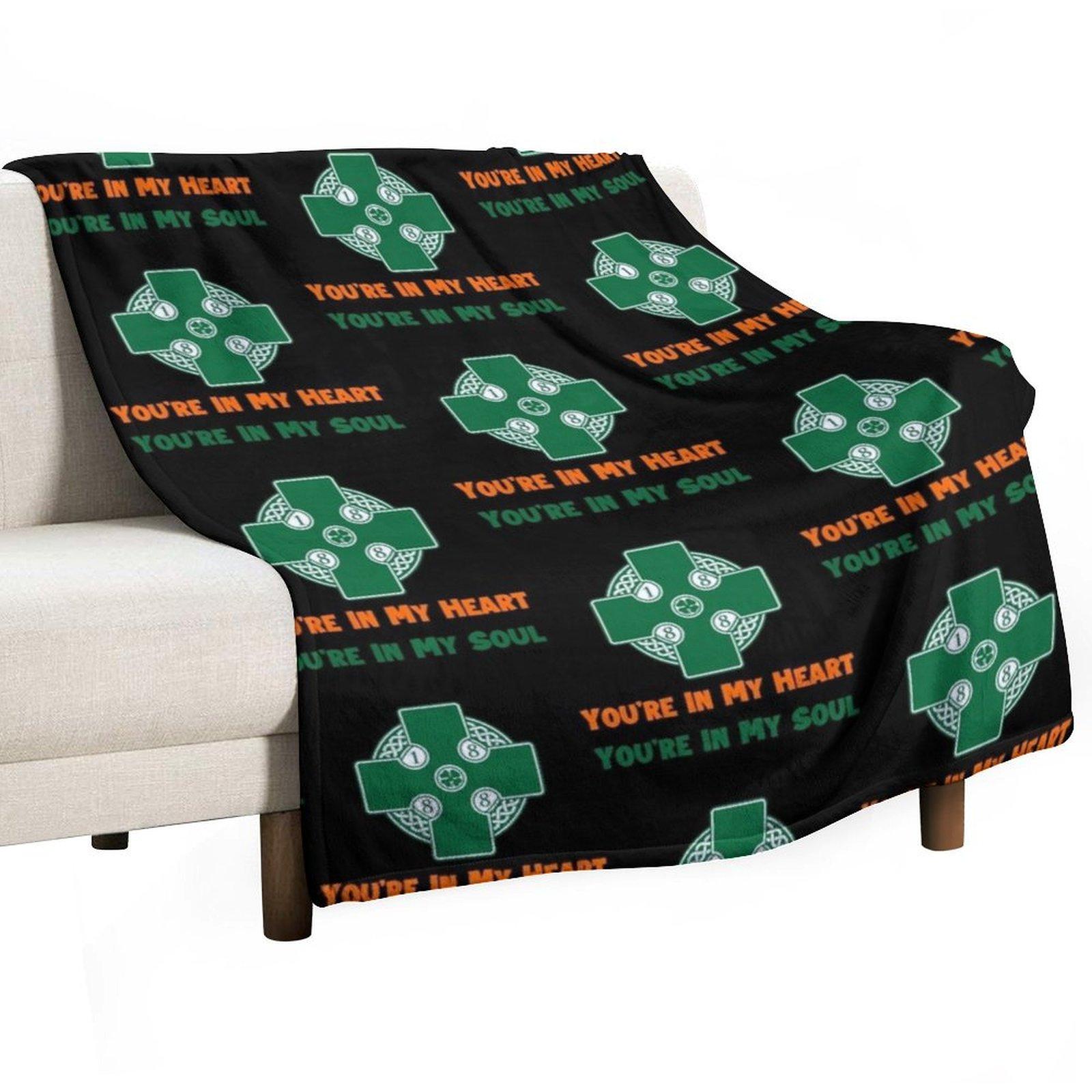Rod Stewart Celtic Throw Blanket Giant Sofa cosplay anime Bed Fashionable decorative Blankets 30x40in