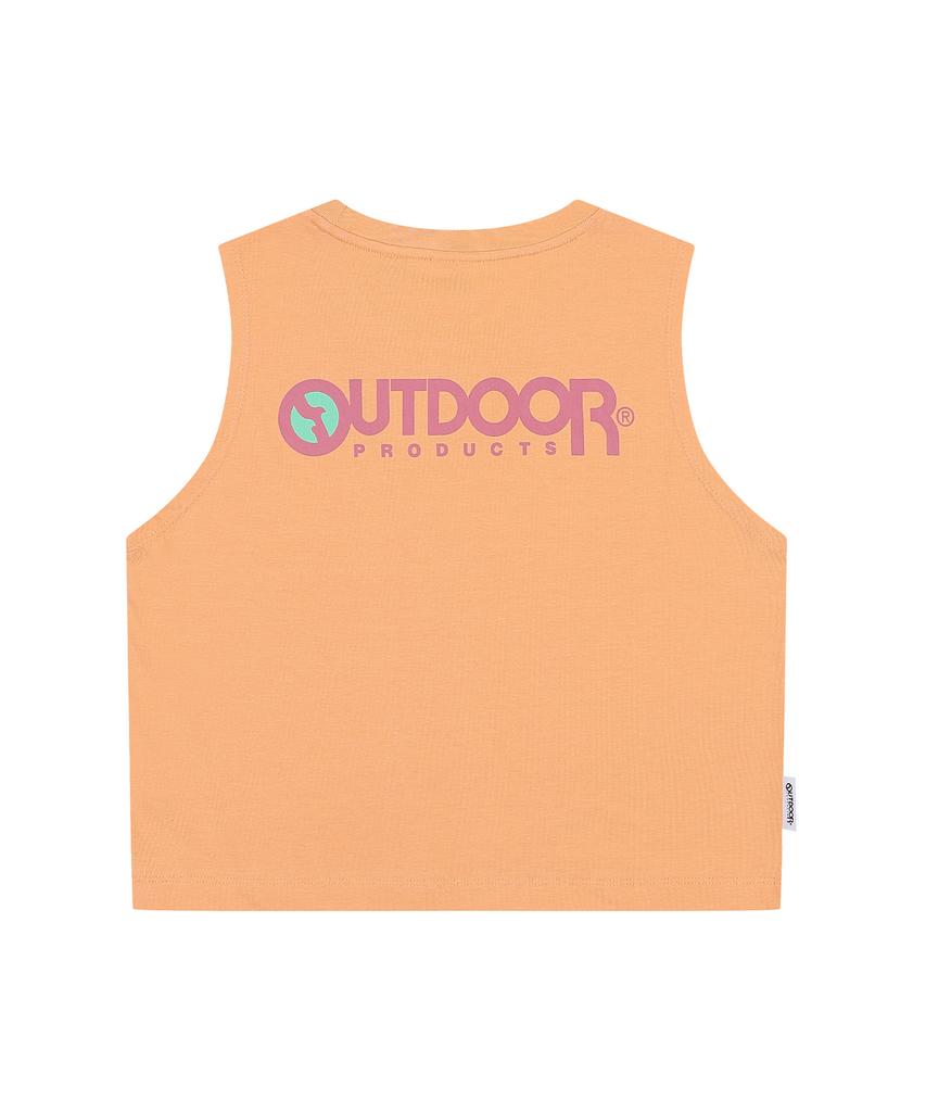 OUTDOOR PRODUCTS W Basic Logo Sleeveless (Peach)
