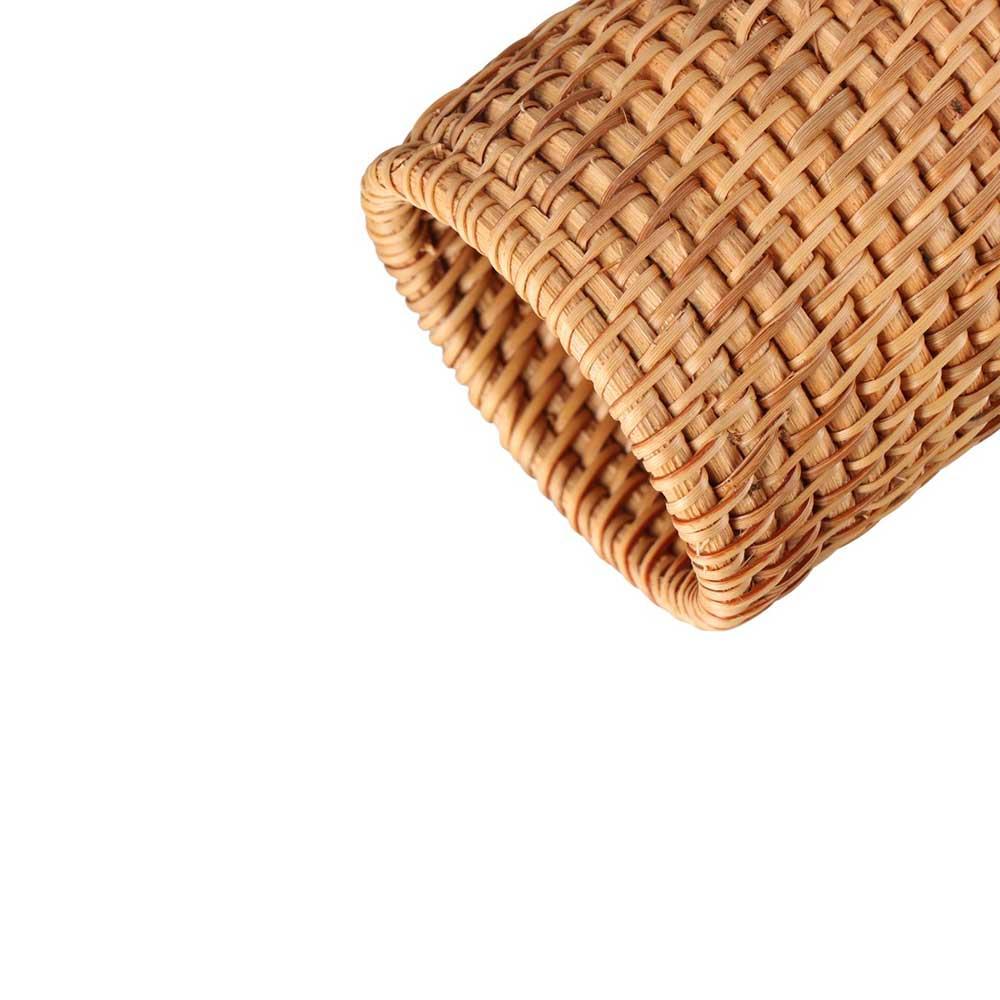 Large Capacity Hand Woven Pen Holder Cosmetic Holder Stationery Container  Teahouse