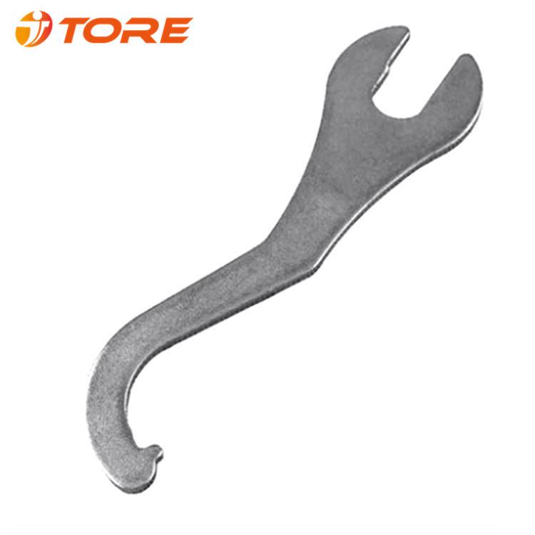 Bicycle Crankset Bottom Bracket Tool Set: Shaft Installation, Ring Removal, Tail Hook Wrench. Wrench