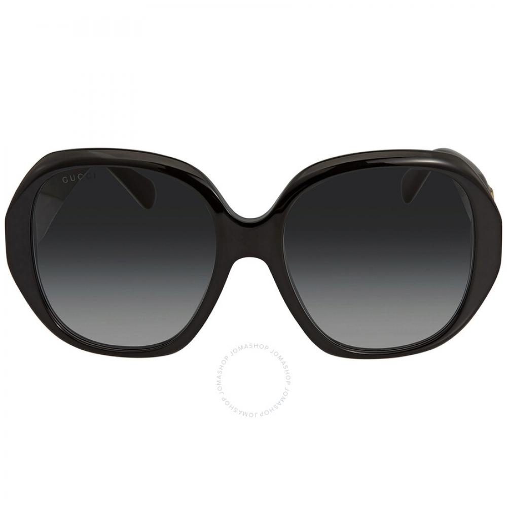 

Gucci Grey Gradient Butterfly Ladies Sunglasses Gg0796s 001 56