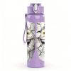 1PC Twin Ghost Funny Halloween Cartoon 750ml Color Plastic Sports Water Bottle Leakproof Flip Straw Lid Suitable for Sports Office Home Use