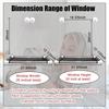 Cat Window Perch, Cat Hammock w/Fleece Blanket Upgraded Screw Suction Cups