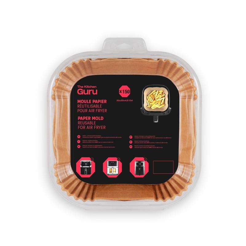 

Формы для выпечки бумажные квадратные X150 Gurupa Square 20150 The Kitchen Guru