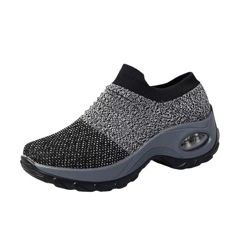 Large Size Women's Shoes Spring Fly-woven Mesh Casual Sports Shoes Breathable and Lightweight Casual Shoes