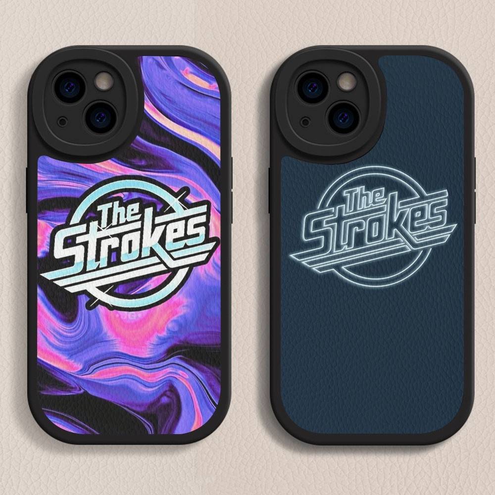Classic Famous Rock Band The S-strokes Phone Case Hard Leather For IPhone 16 15 14 13 12 Mini 11 14 Pro Max Xs X Xr Plus Fundas