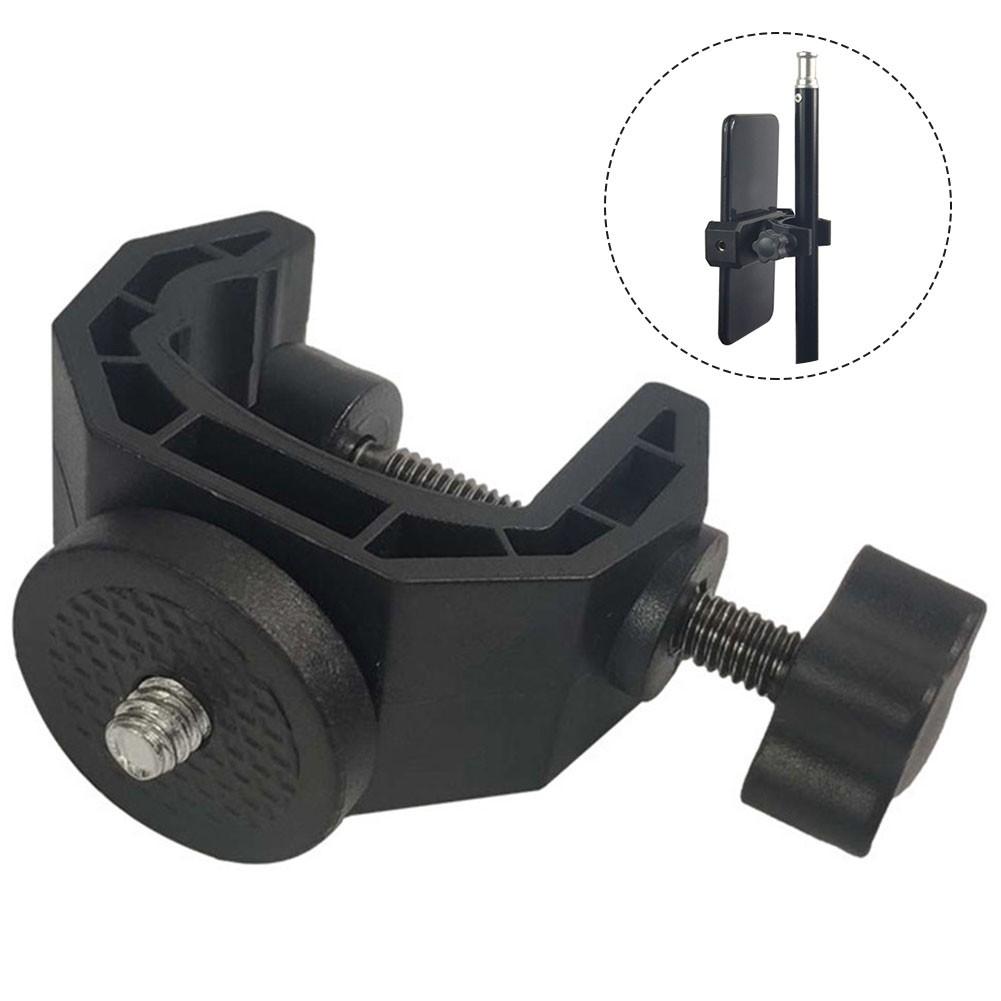 

25MM Tube Diameter Phone Holder 5cm Black Quickly Operation