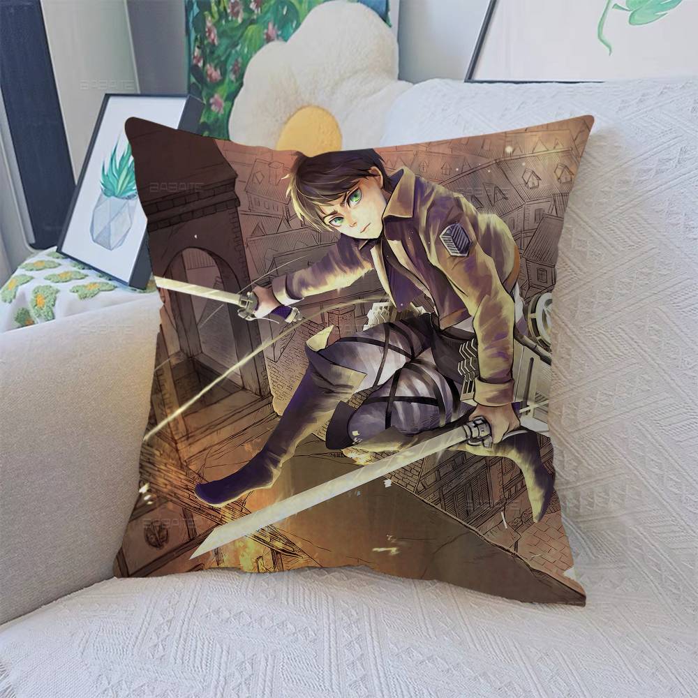 Japanese Manga A-Attack O-On T-Titan Cushion Cover Decorative Pillow Sofa Home Decor Case Pillow Cases
