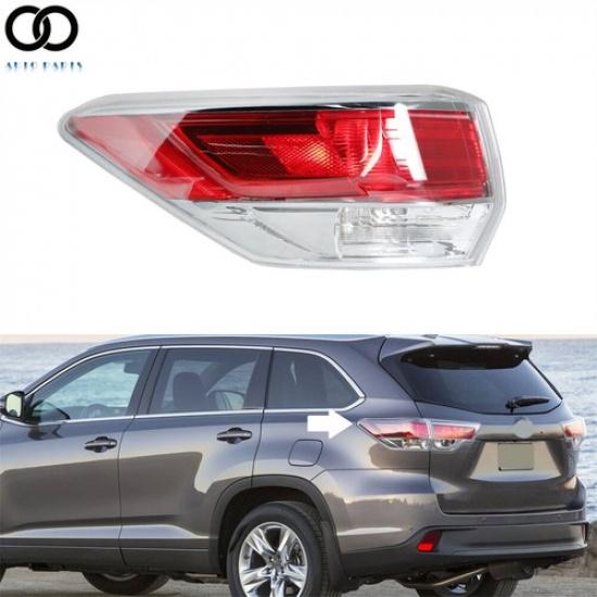 Driver Left Side Tail Light Lamp Outer Assembly For Toyota Highlander 2014-2016