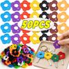 Flower Shape Silicone Keys Heads Covers Color Keys Sleeve Elastic Keys Identifiers Protector Organizer Protection Accessories