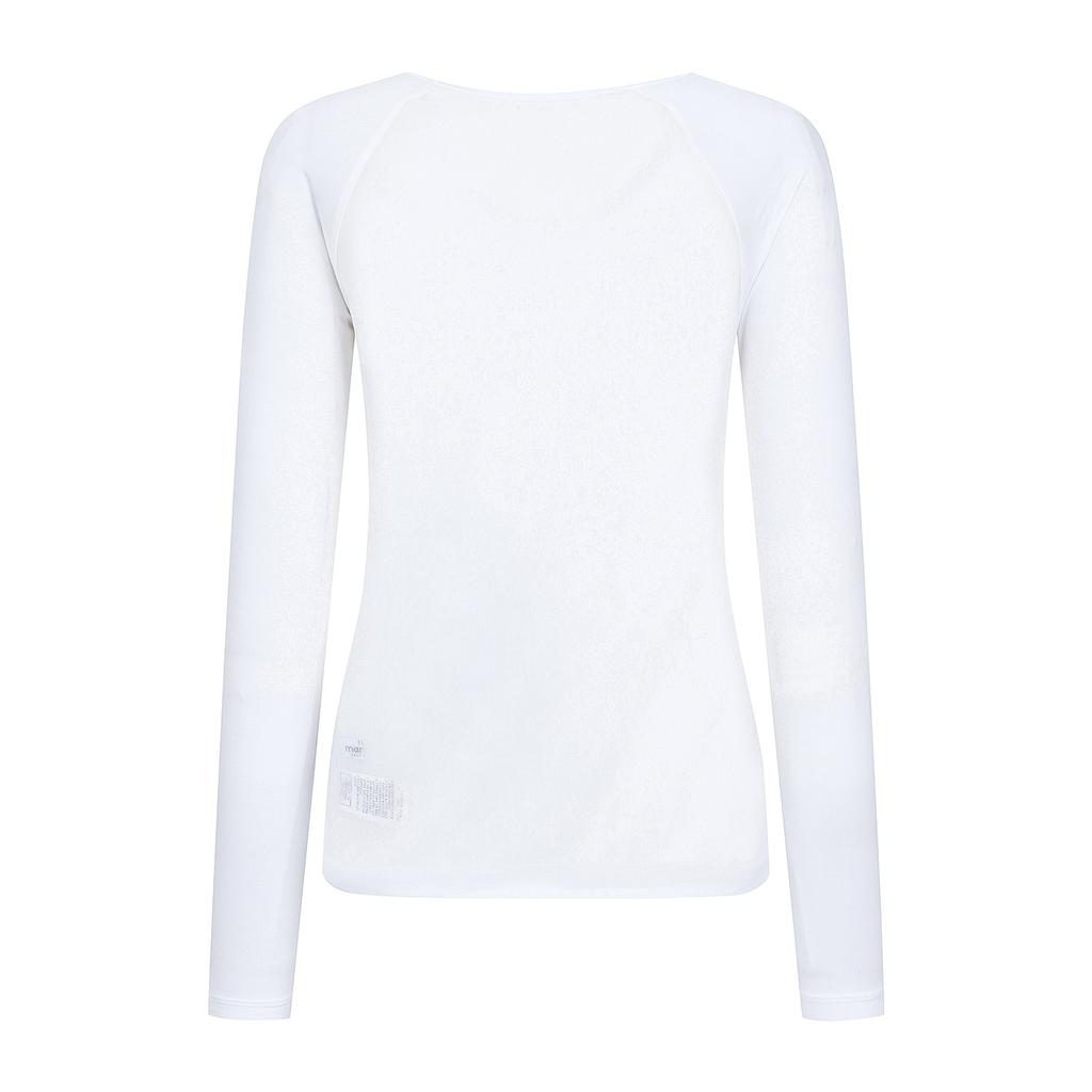 MARTINE GOLF Round Neck Baselayer_White