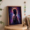 Disney Galaxy Anna DIY Painting Kit Classic Style Home Decor Craft Gift Idea Art Canvas Wall Decor For Living Room Bedroom Wall Decor