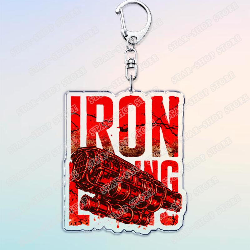 

Popular Horror Film Iron Lung Keychain for Accessories Game Movie Markiplier Keyring Jewelry Fans Friends Gifts