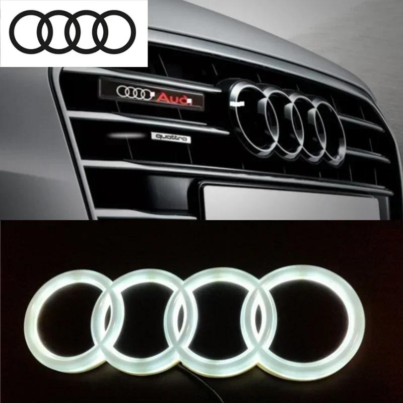 For Audi A GB4D Refitted LED Lamp Car Front Grille Luggage Logo for AUDI A3 A4 A5 A6 A7 A8 S3 S4 S5 S6 S7 Q3 Q5 Q7 TT Decoration Accessories