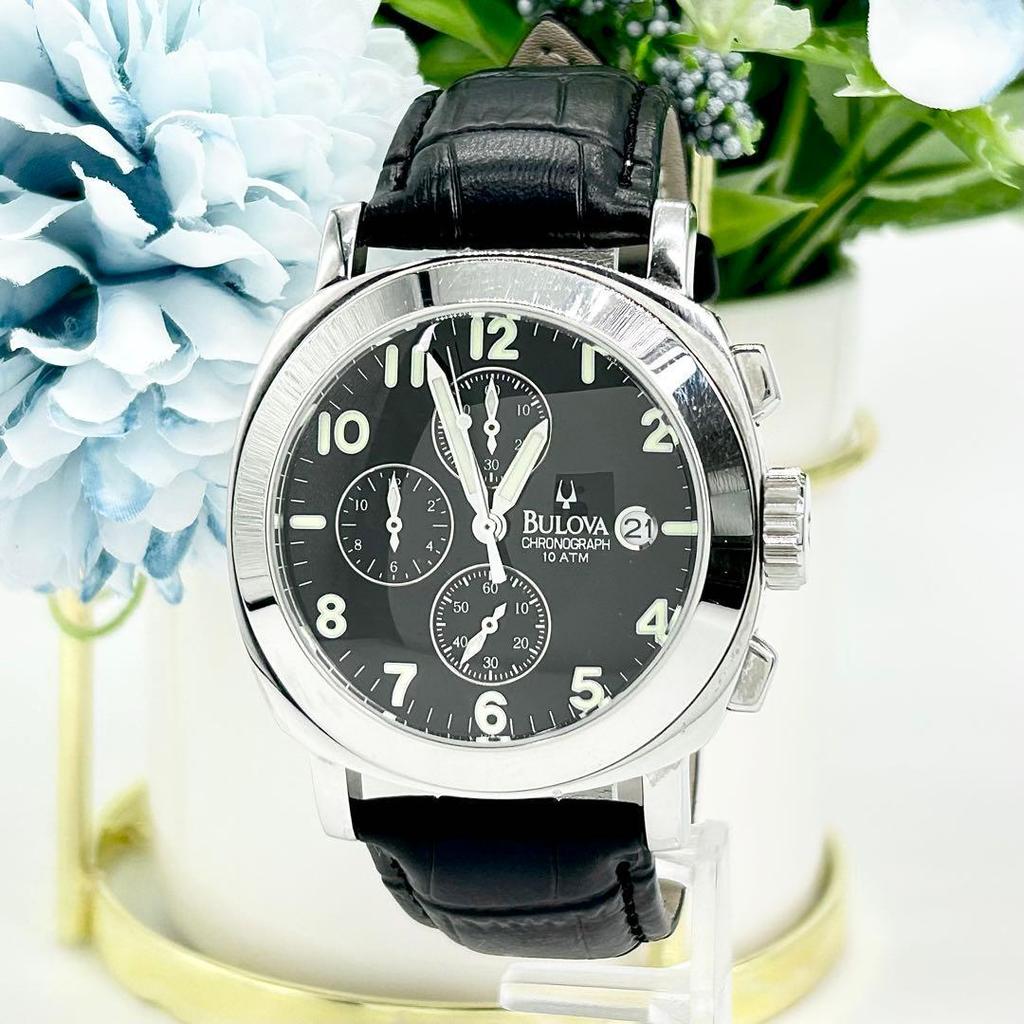 Used BULOVA Chronograph BVV402 Quartz Watch