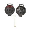 3/4 Buttons Remote Car Key Shell For Mercedes-Benz Smart Fortwo 451 2007-2013 Remote Key Case Fob