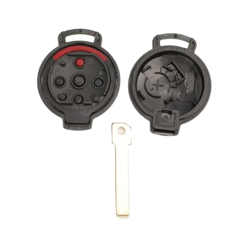 3/4 Buttons Remote Car Key Shell For Mercedes-Benz Smart Fortwo 451 2007-2013 Remote Key Case Fob