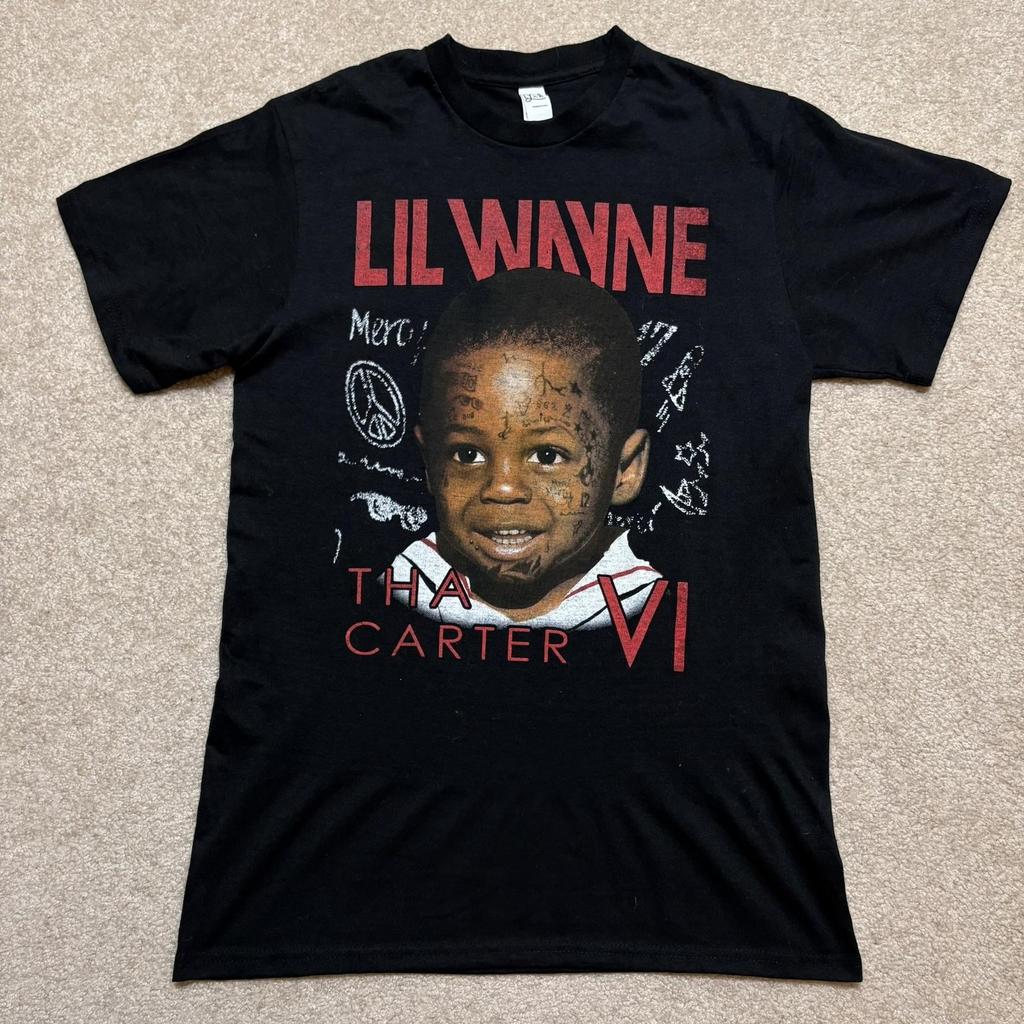 Lil Wayne Tha Carter VI Tour Shirt Mens Medium Black Lyfe Rap Hip Hop Tee Tyga Unisex T-Shirt