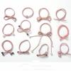 12Pcs / Bottle Ribbon Bowknot Hair Ropes Rubber Band Adorable Hair Ties Bow Elastic Hair Band Women