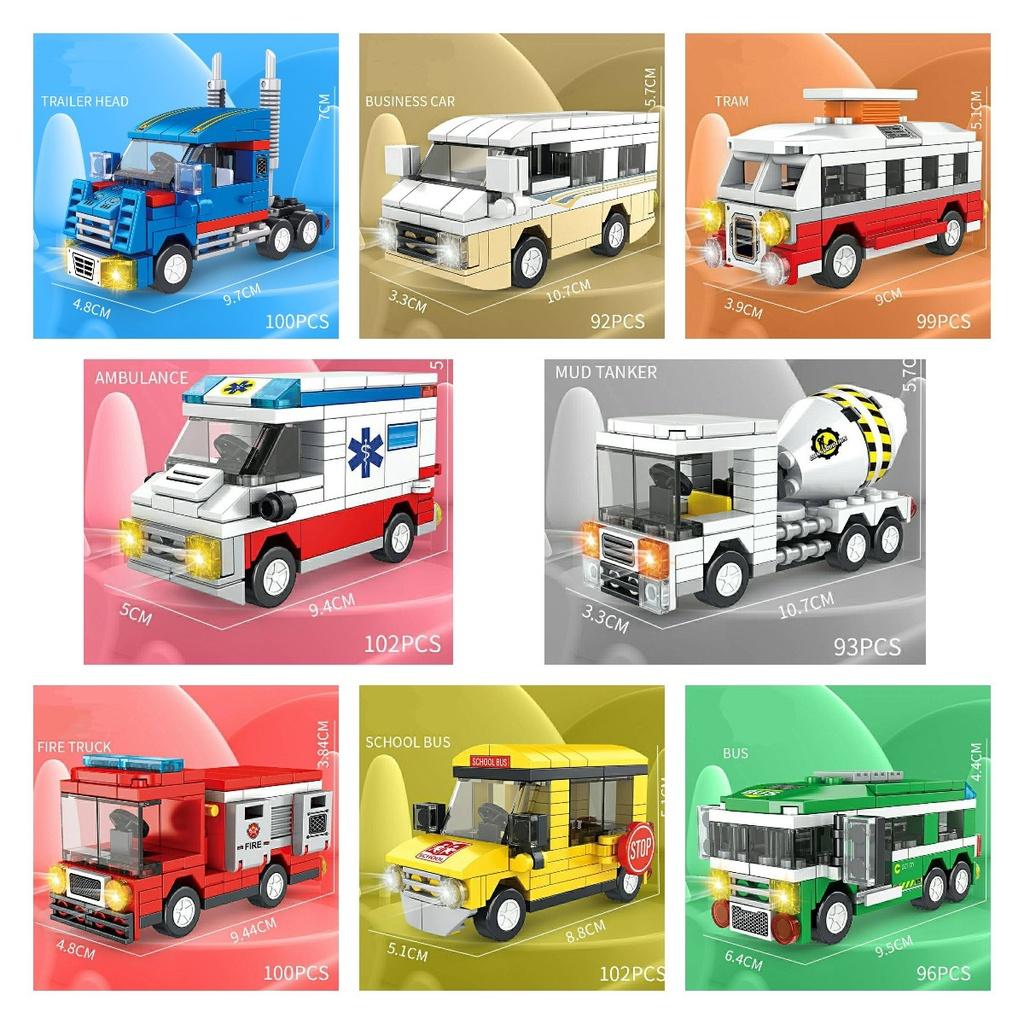 Brand New Compatible Building Blocks For Lego City Vehicles Perfect For Boys' Gift