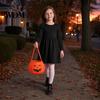 Flexible Hand Strap Bag Halloween Pumpkin Candy for Kids, Small Trick or Treat Bucket, Party Favor Soft Face Basket with Handle Decoration Stiff Tote
