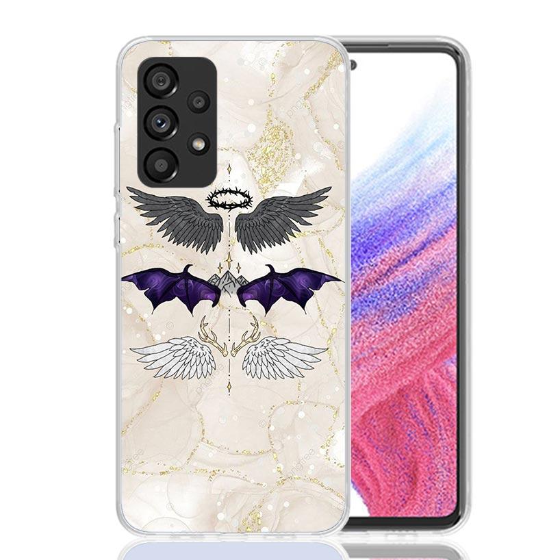 F-Fourth W-Wing Dragon Phone Case for Samsung Galaxy A17 A16 A15 A14 A13 A57 A56 A55 A54 A53 A37 A36 A35 A34 A33 A26 A25 A24 A23