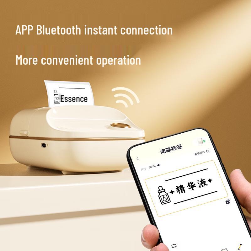 Deli Portable Bluetooth Thermal Label Printer CN plug (adapter included)