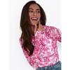 Women S Sexy Y2k Mesh Printed Long Sleeve T Shirt Half High Neck