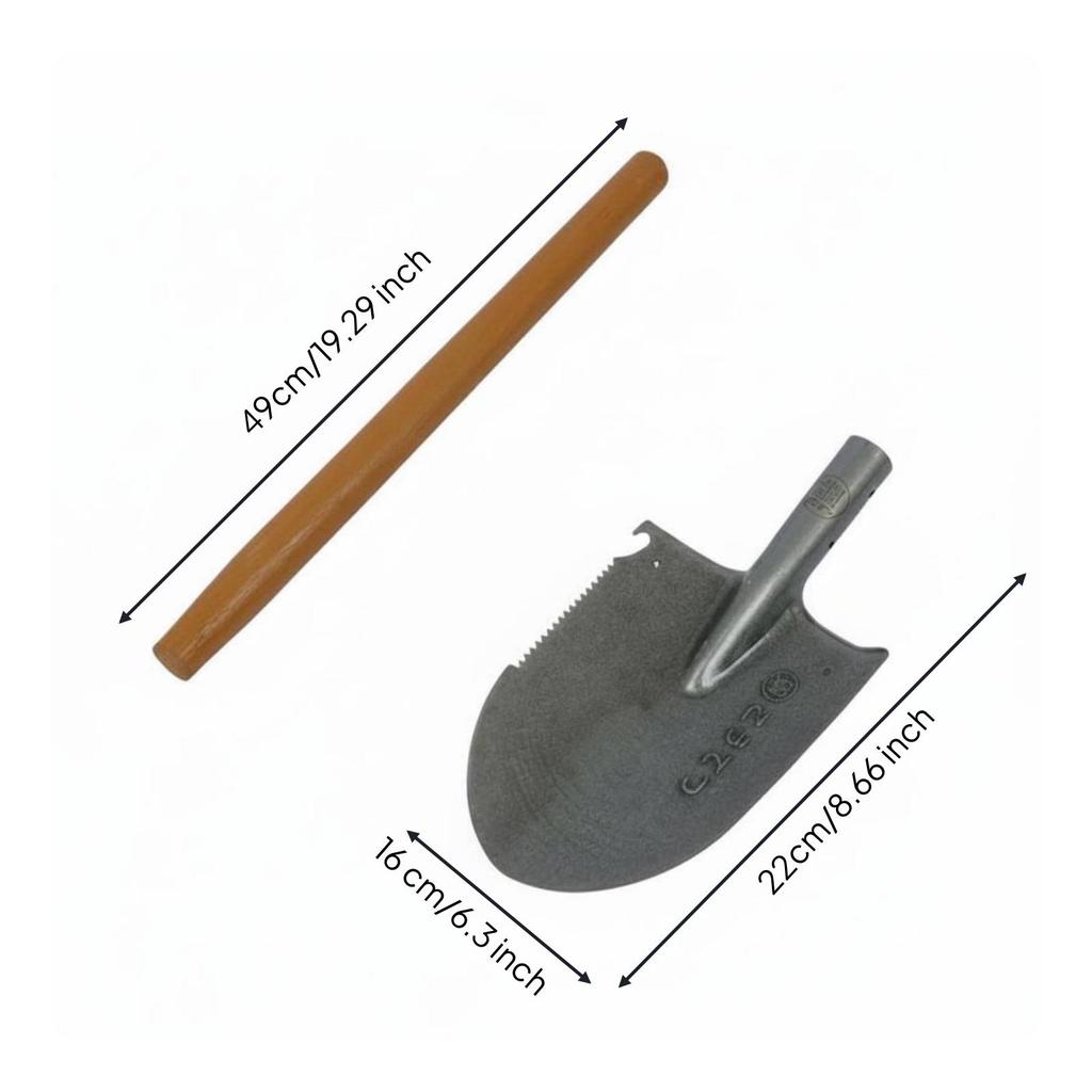 Entrenching Tool Heat-Treated Field Carbon Steel for Camping, Campers