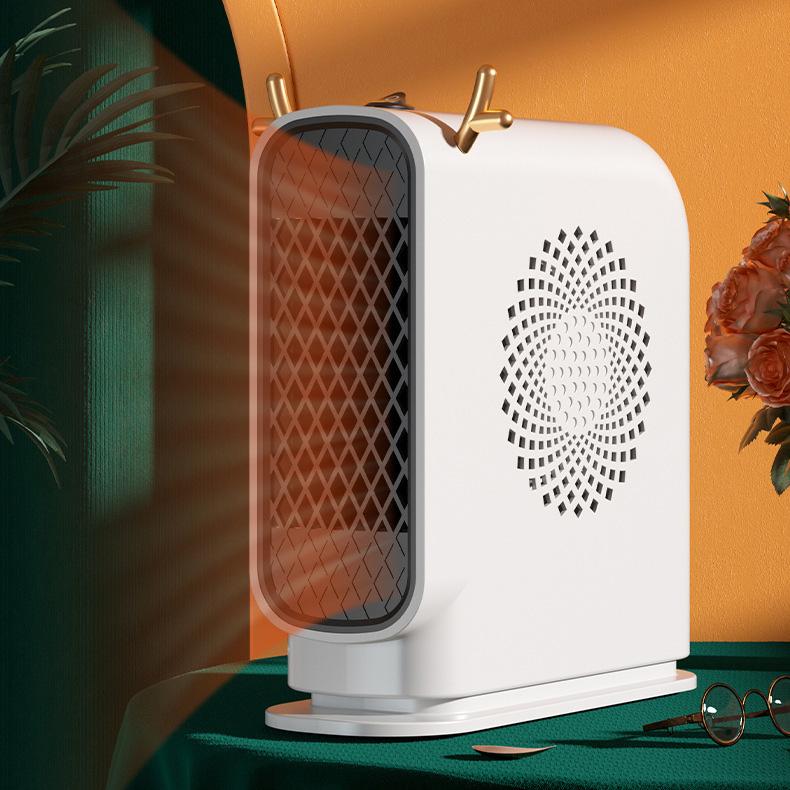 Portable Desktop Electric Heater Household High Speed Regulating Electric Heater Air Circulation Tower Fan Heating Air Cooler