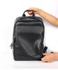 Zaino in Vera Pelle di Vacchetta da Uomo - Grande Capacità, Stile Casual Giovanile, Borsa a Spalla Doppia 2024 per Computer Portatili