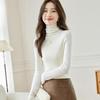 Srcr Women's 100% Fine Wool Slim Fit High-Neck Sweater