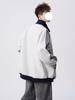 Gestreifte Varsity-Jacke im College-Stil für Teenager: Herbst/Winter Colorblock Patchwork Trend