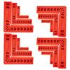 Odowalker 12-Piece Right Angle Fixing Square, L-Shaped Corner Clamp, Right Angle, 3/4/6 Inch, Woodworking Clamp, Woodworking Hand Tool for Crimping, W