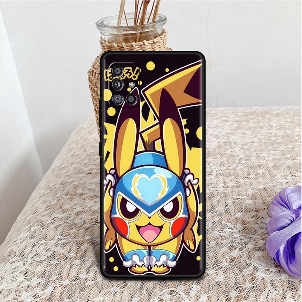 Silikonhülle für Samsung Galaxy A12 A51 A52 A71 A32 A31 A21s A22 A41 A42 A11 A02s A01 A33 A23 Telefonabdeckung Comic Pokemon Monster