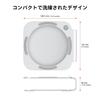 Qwiizlab Aluminum Stand for Mac Mini M4 M4 Pro Durable and Sturdy 2024, Scratch-Resistant, Anti-Slip, Overheating-Resistant, (Silver)