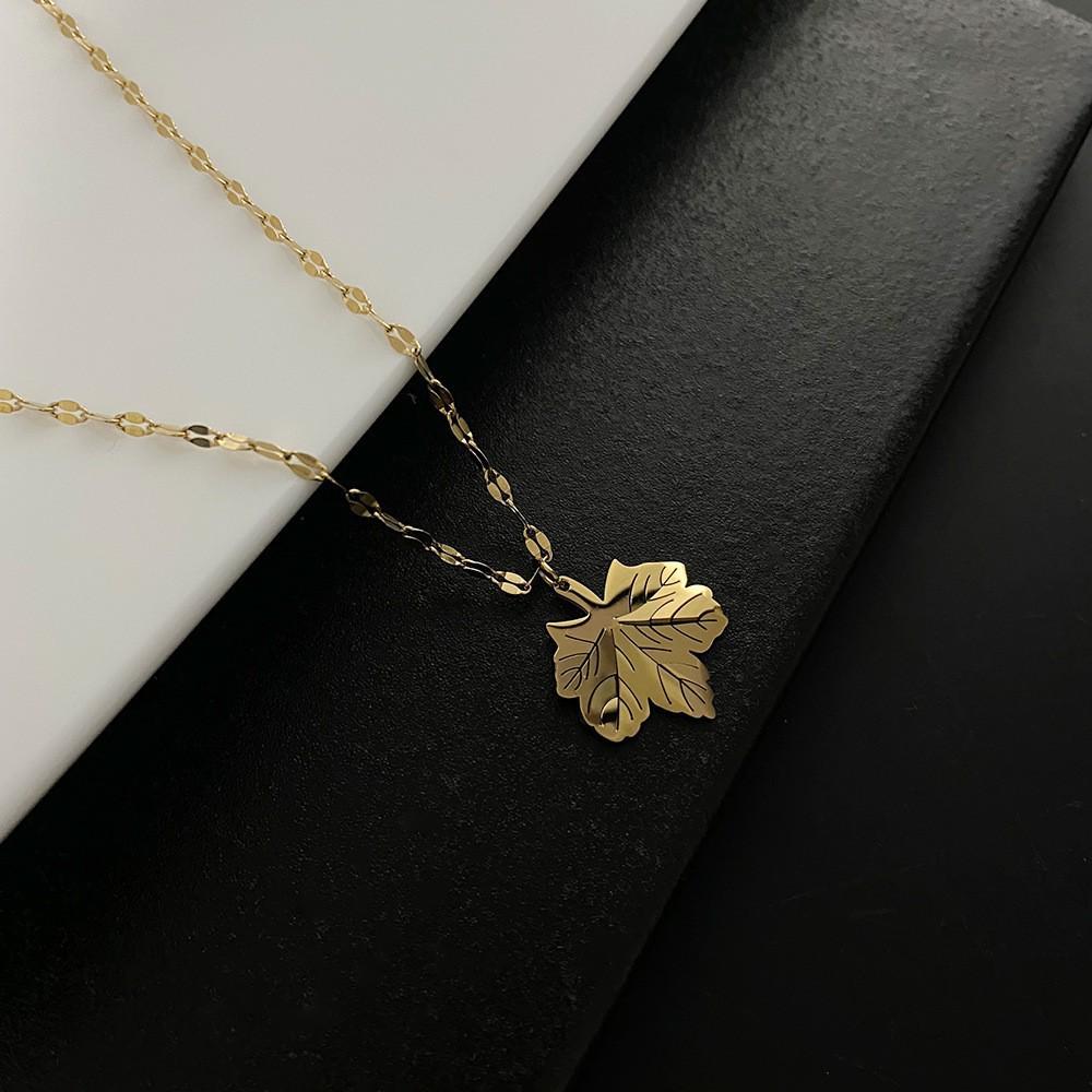 2025 Women's Titanium Steel Necklace: Light Luxury, Clavicle Chain, Non-Fading High-End Accessory