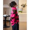 Demana Rosehip Jam Striped Knit Sweater for Women