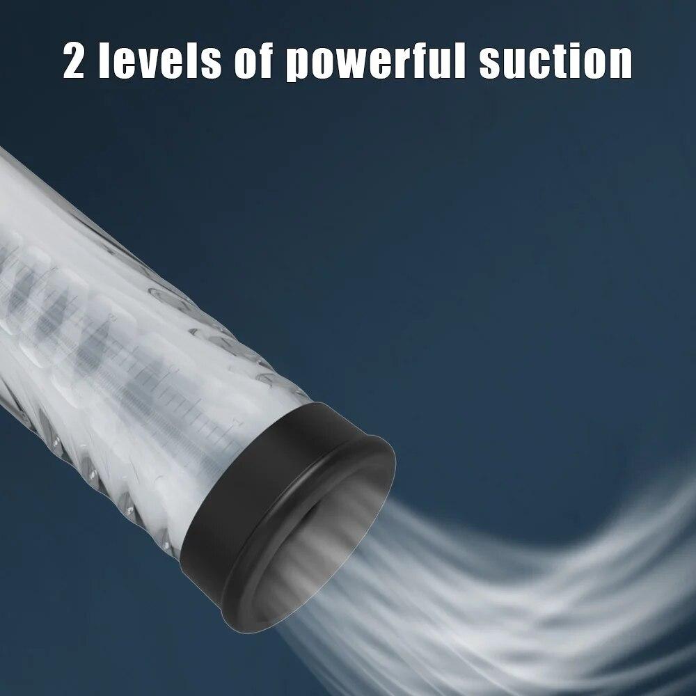 Male Penis Pump Electric Penis Enlarger Enhancement Extender Sex Toys for Man Vacuum Pump Big Dick Trainer Lasting Masturbator