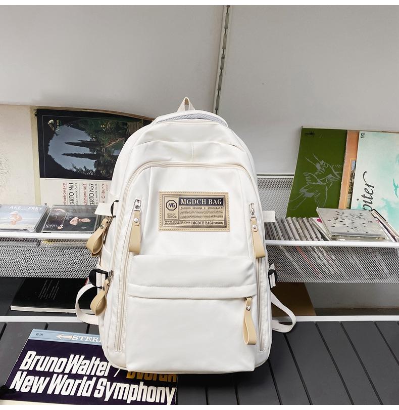 Schoolbag New Large Capacity Backpack Male and Female College Students School Bag Junior High School Students Travel Business Computer Backpack