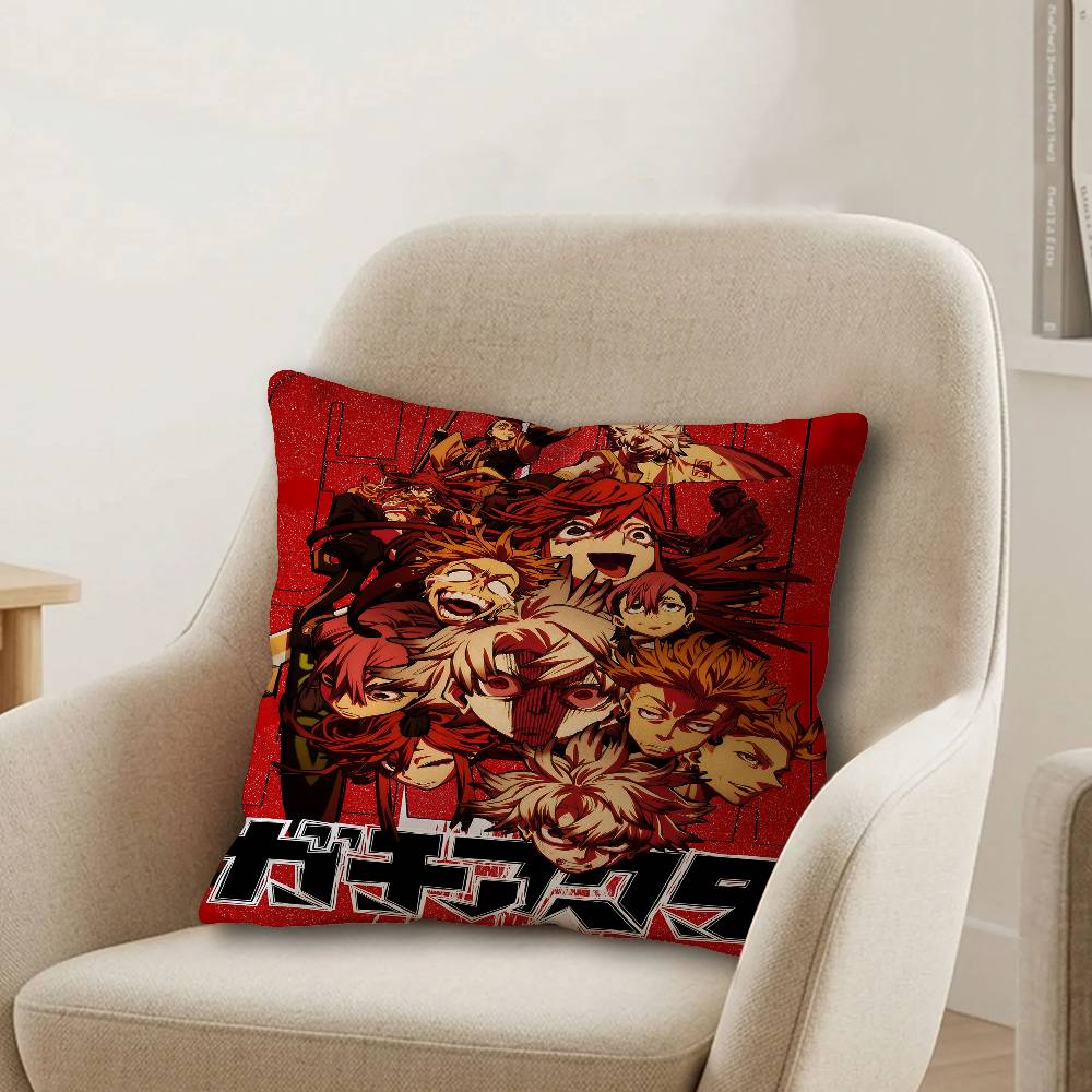 Hot Cool Anime GGachiakuta Cushion Cover Inches Farmhouse Decor Home Throw Pillow Covers for Couch Decorations