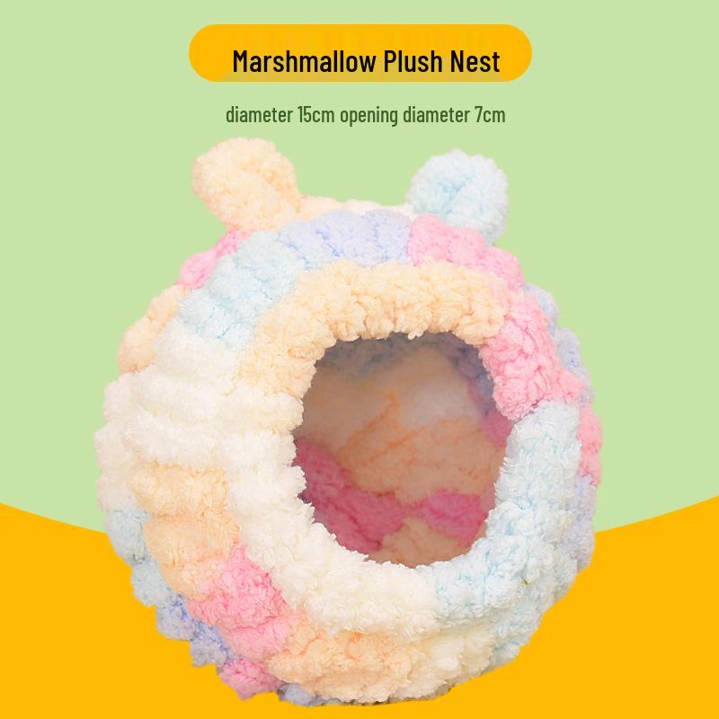 Warm Cotton Nest for Hamsters and Mice - Winter Sleeping Bag House