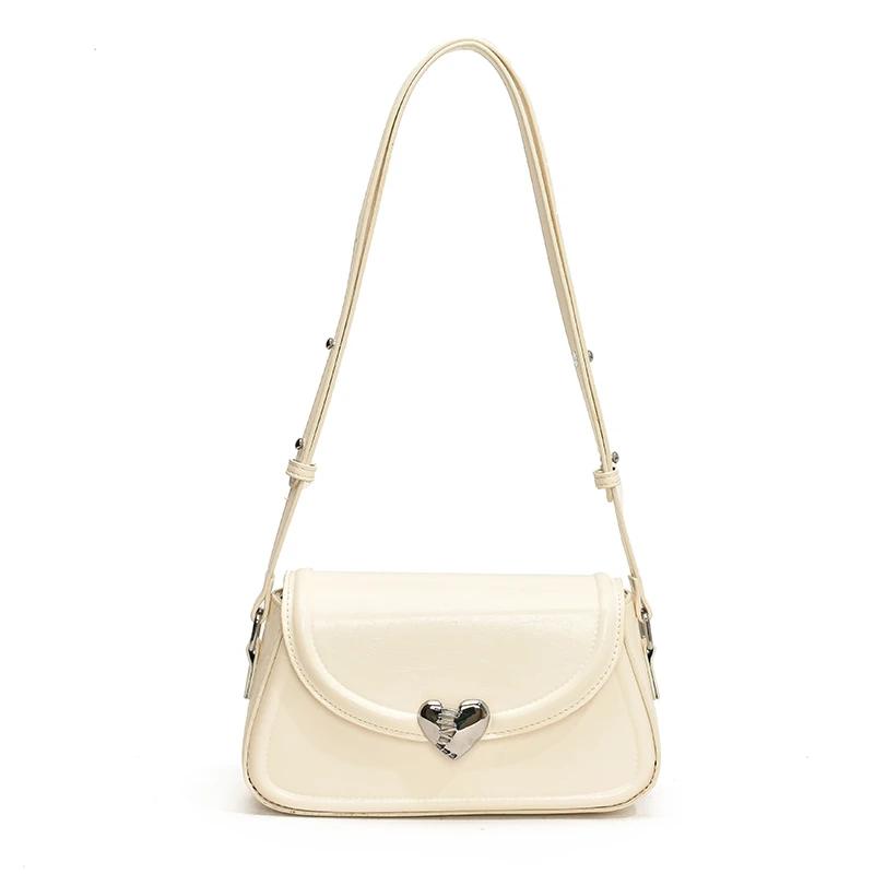 Dámská kabelka přes rameno s červenou texturou, nová, oblíbená, crossbody, módní