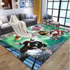 Mighty Morphin Power Rangers Pattern Rug, Indoor/Outdoor Mat, for Picnic, Gameroom, Bedroom, Office, Living Room, Home Decor Carpet, Birthday Gift