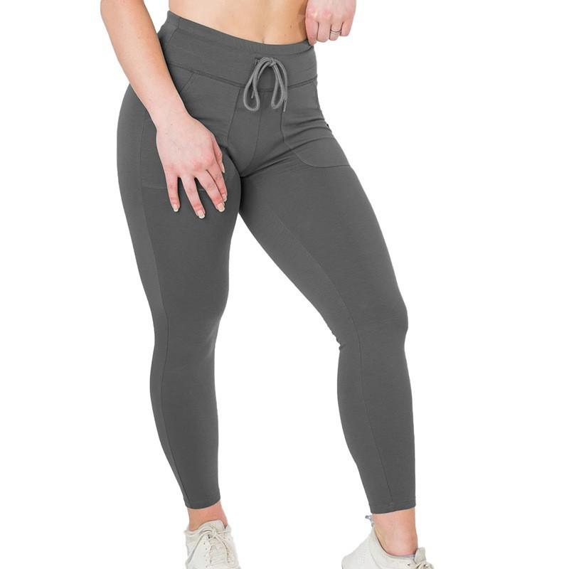 

High-waisted Tight Hip-lifting Fitness Yoga Pants Running Peach Hip Figure-fitting Hygroscopic Quick-drying XL сірий