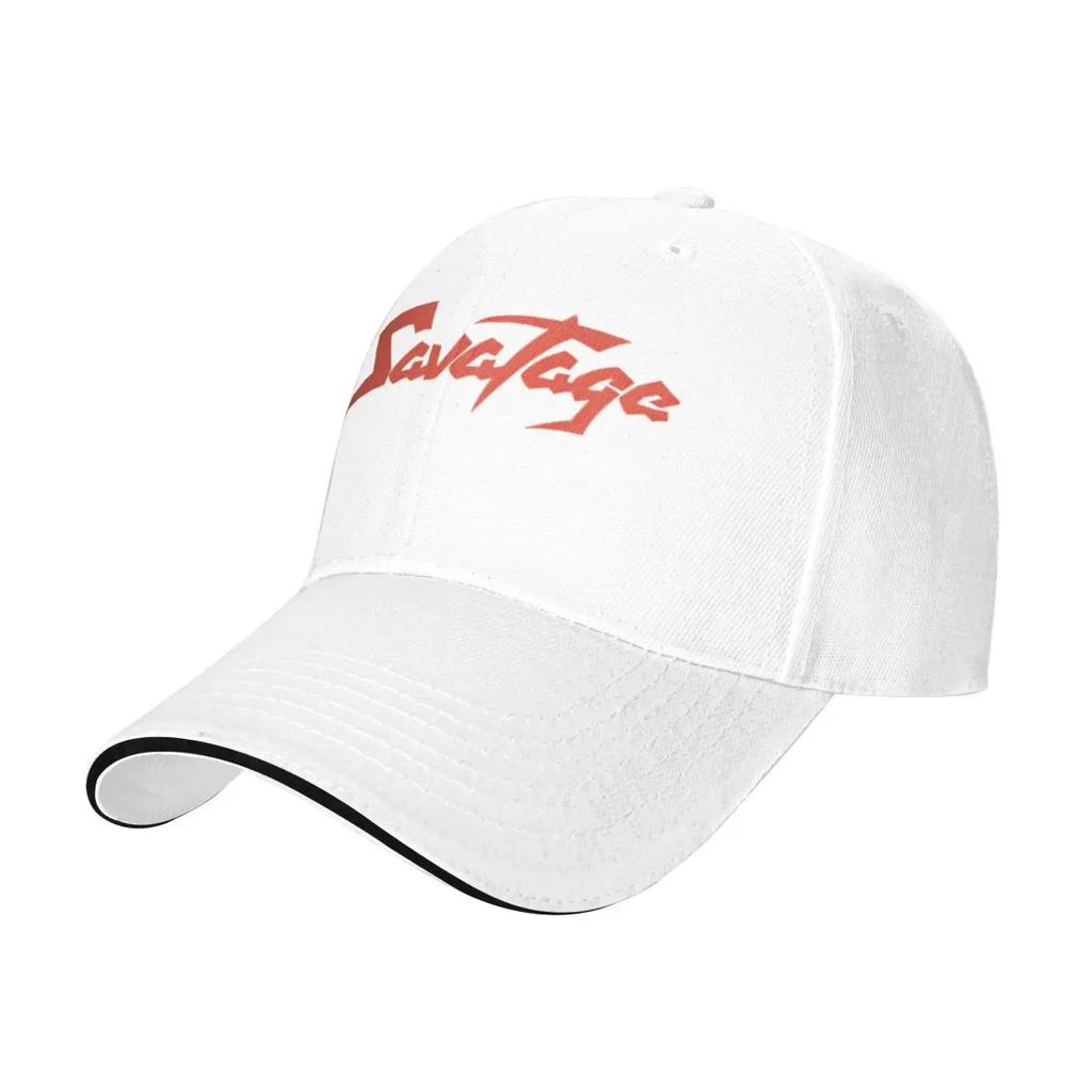 Savatage Logo Rosso Design Traspirante Cappellini Unisex Cappellino Per Donna Cappellino da Baseball Unisex